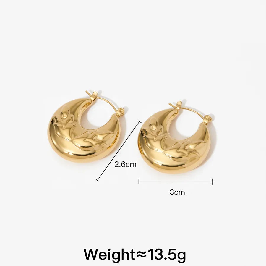 Elegant Geometric Stainless Steel Earrings