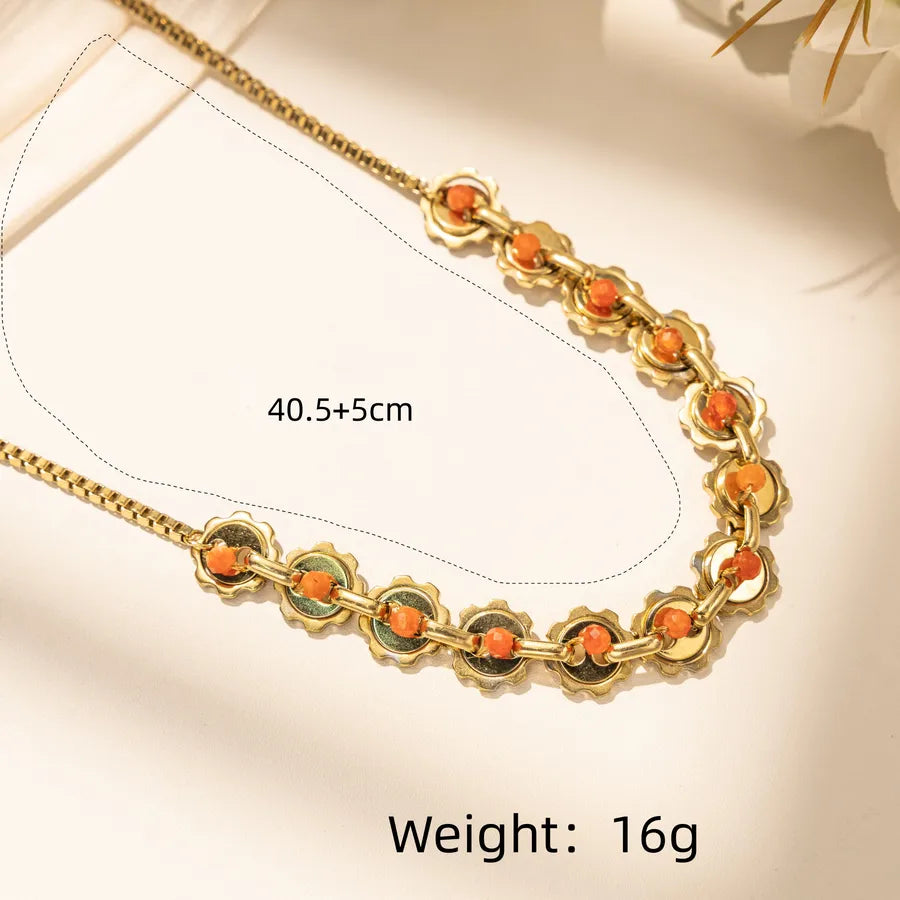 18K Gold PVD Coated Stainless Steel Necklace