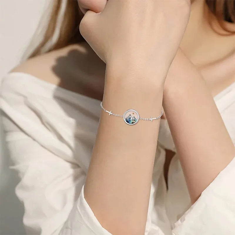 Stainless Steel Mountain Mustard Seed Bracelet