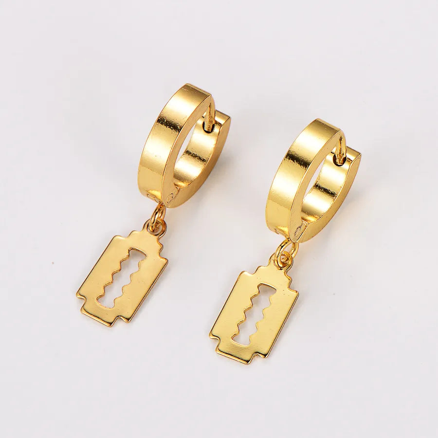 Gold Stainless Steel Star & Heart Ear Cuffs - 12 Pairs