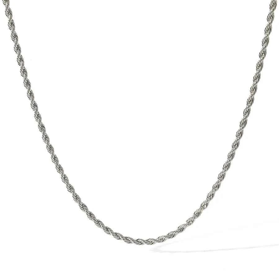 18K Gold Plated Stainless Steel Twist Necklace