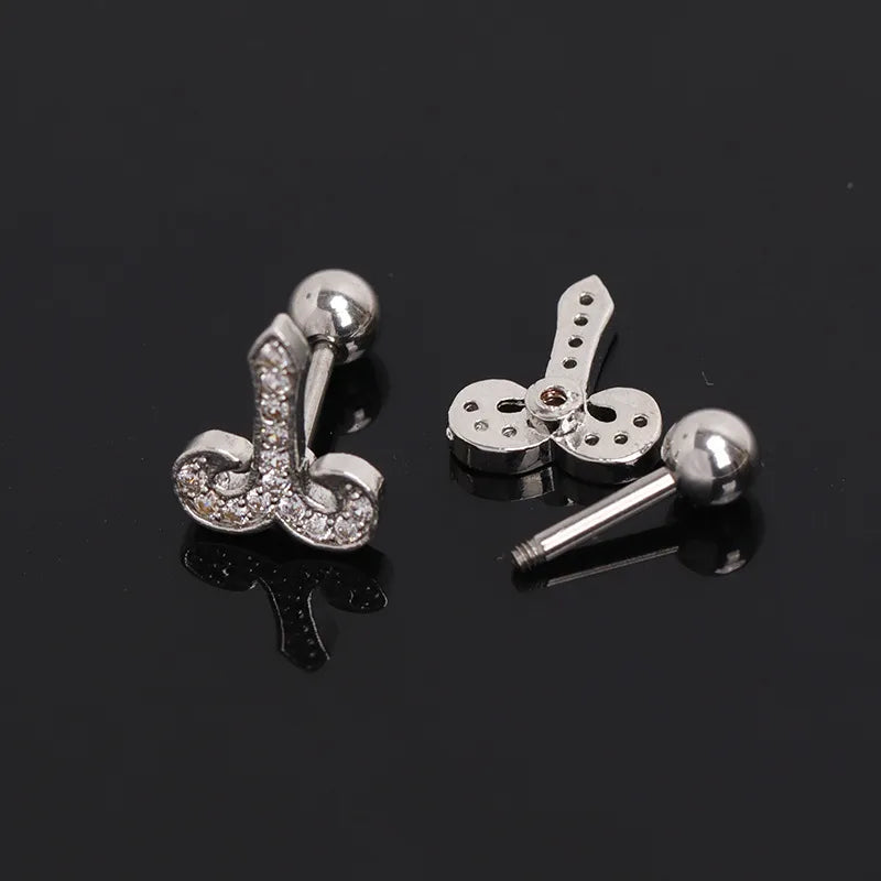 Zodiac Sign Gold Stainless Steel Earrings