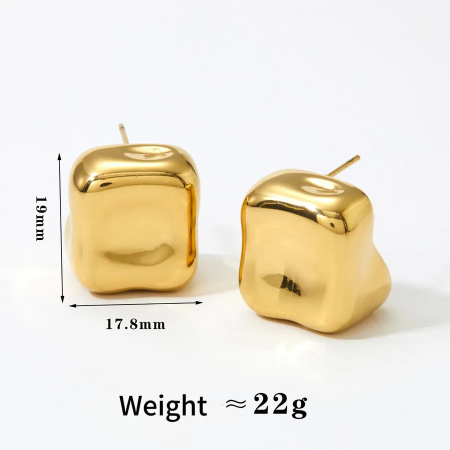 Elegant Geometric Stainless Steel Earrings