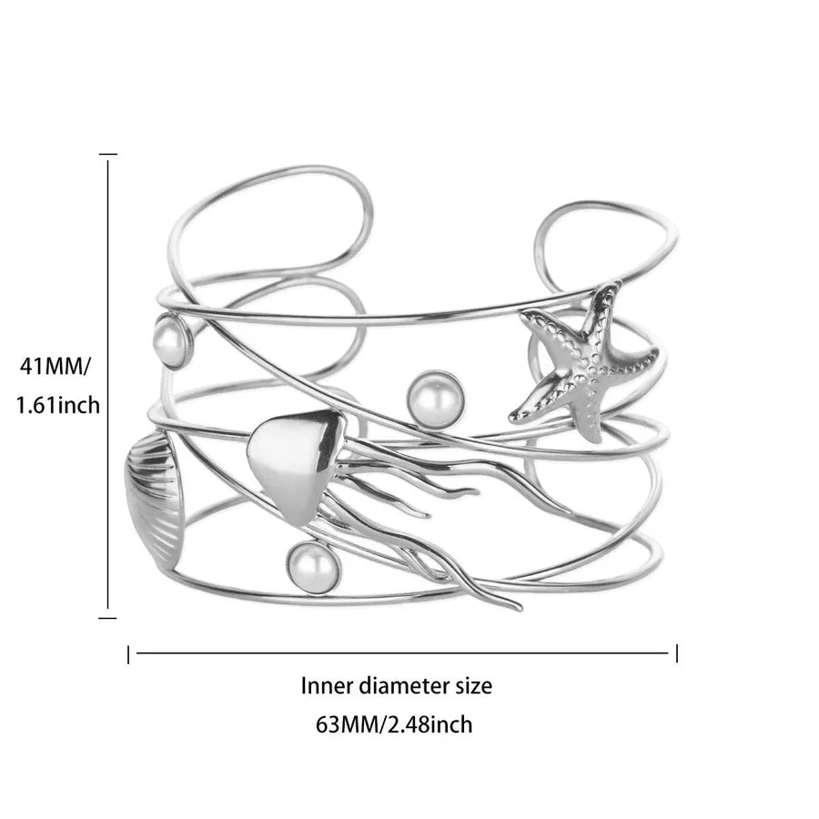 Gold Shell Stainless Steel Bracelet 2