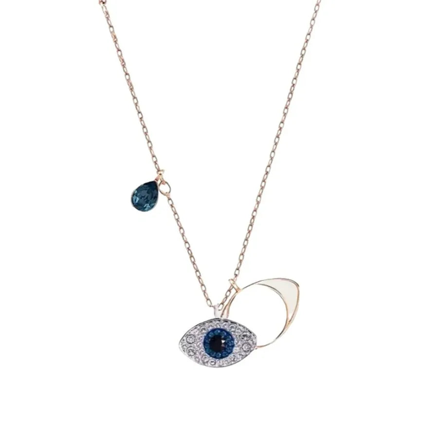 18K Gold Plated Eye Pendant Necklace