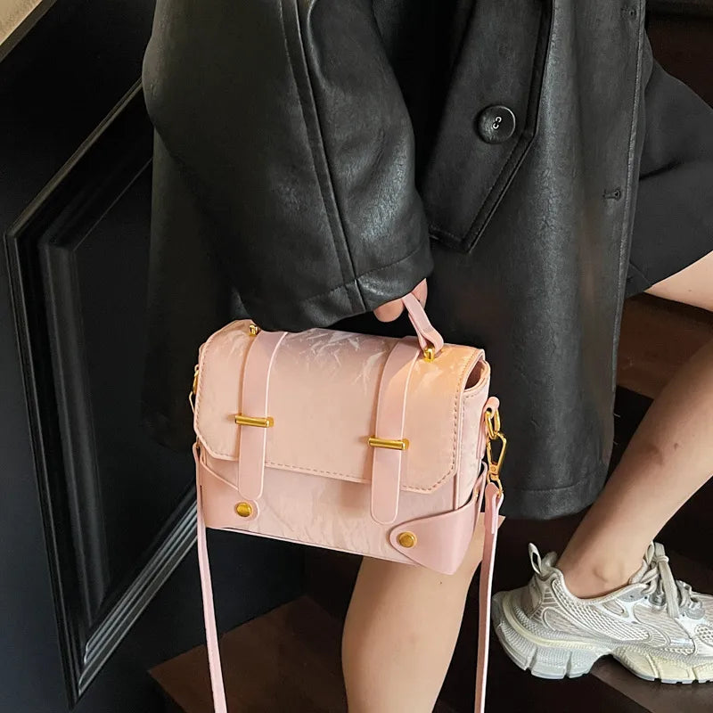 Vintage Square Crossbody Handbag – Autumn Edit - Smiling Maria - Everything For Women