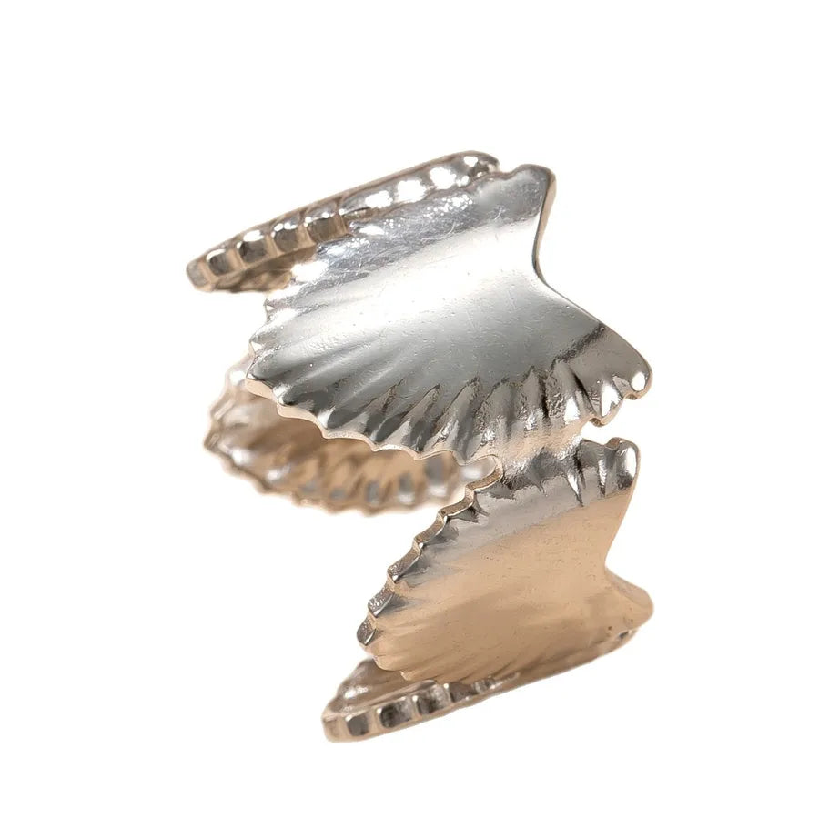 Geometric Open Ring in 304 Stainless Steel