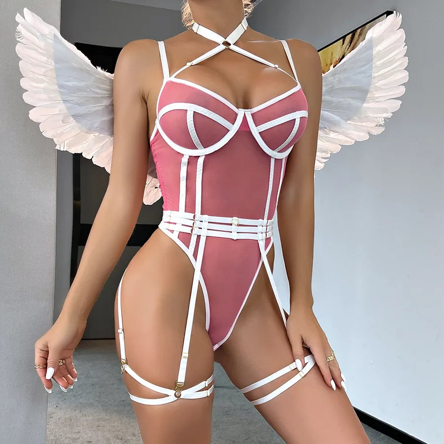 Women's Multicolor Sexy Cosplay Lingerie Set