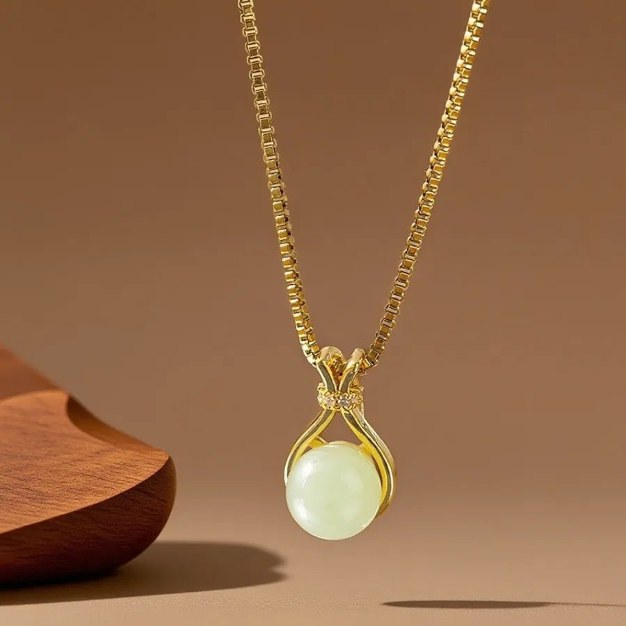 Geometric Titanium Steel Necklace for Women