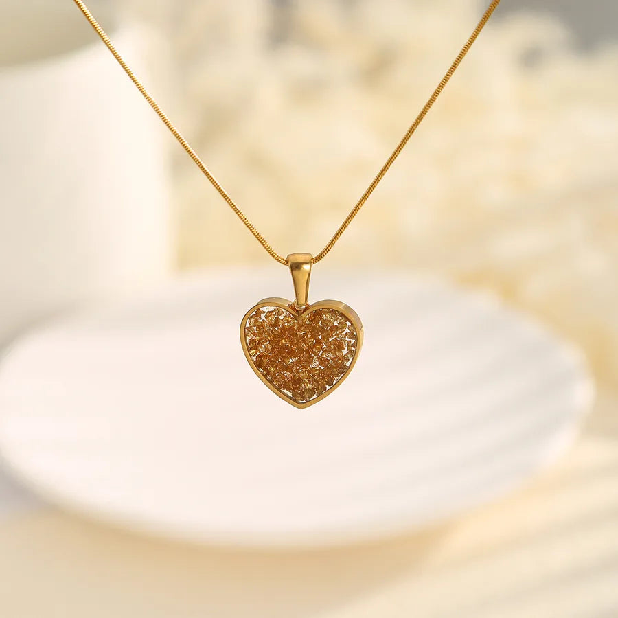 Stainless Steel Geometric Pendant Necklace