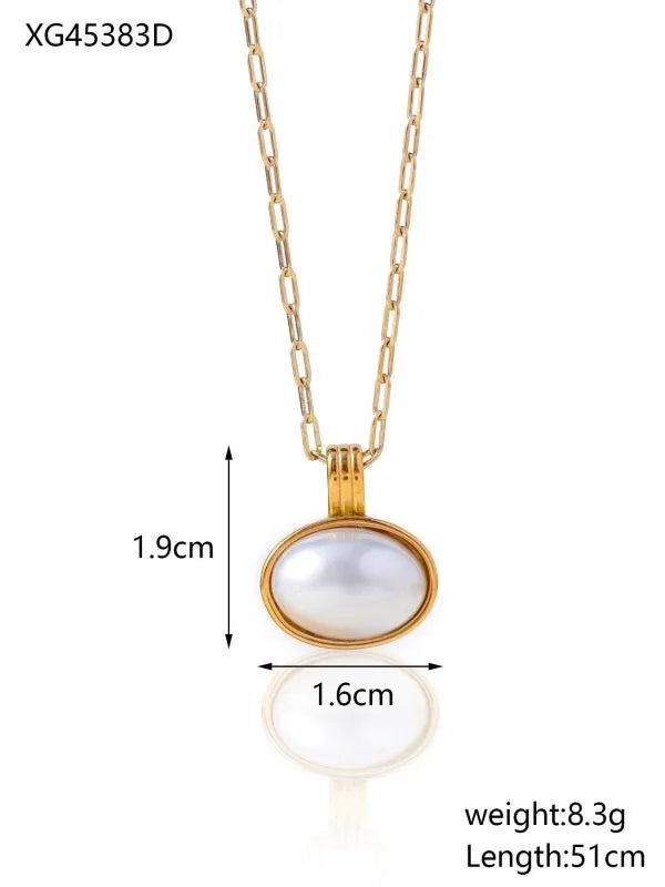 18K Gold Plated Heart & Pentagram Necklace One Size SX45383GG0 9*9*1