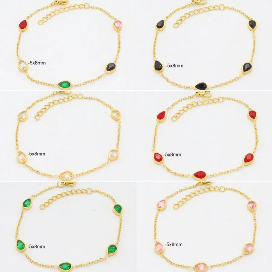 18K Gold Plated Waterdrop Bracelet