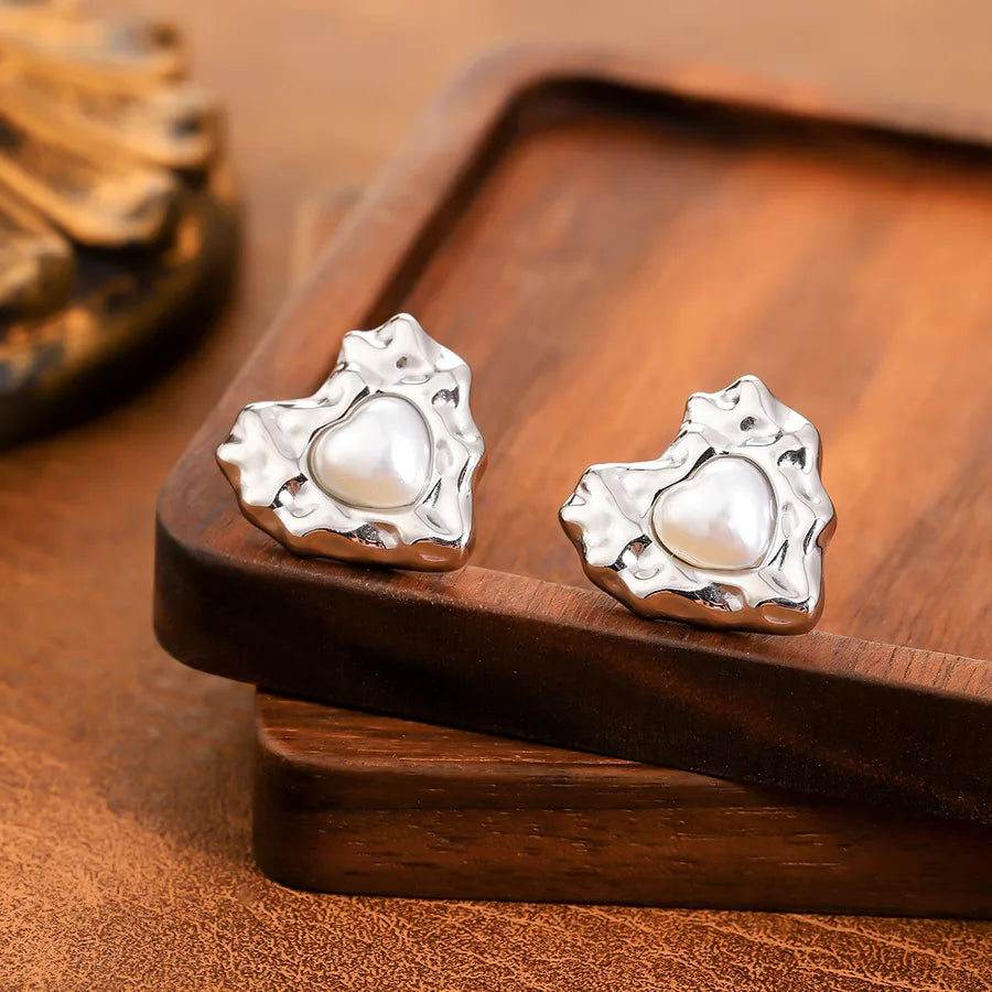 Vintage Sunflower Half Stud Earrings 16#【E1613-B】-Single Earring