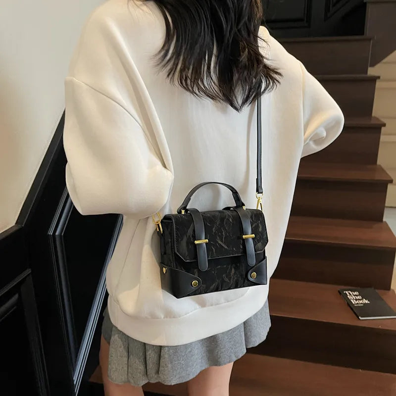 Vintage Square Crossbody Handbag – Autumn Edit - Smiling Maria - Everything For Women