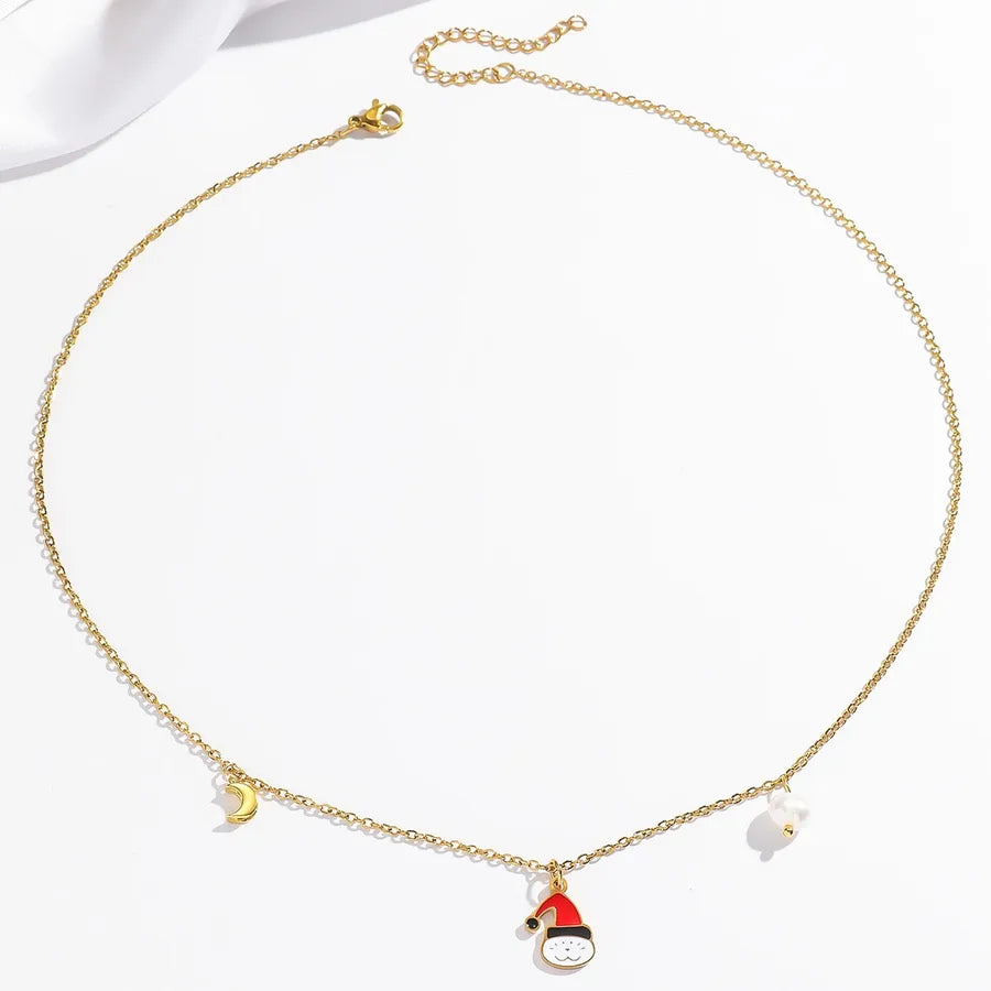 Elegant Freshwater Pearl Christmas Necklace