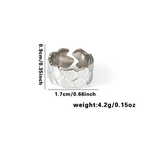 Titanium Steel Fish Tail Ring for Women
