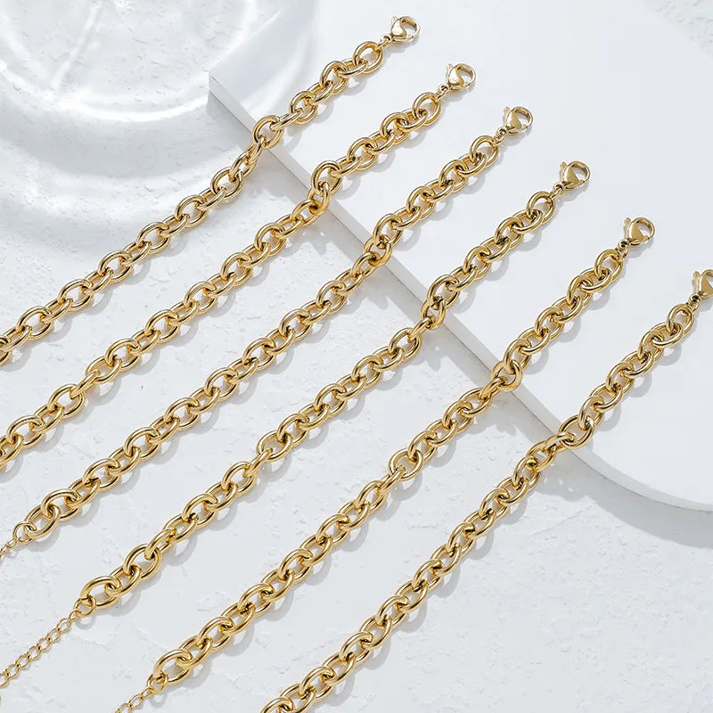 Gold Plated Stainless Steel Unisex Bracelet