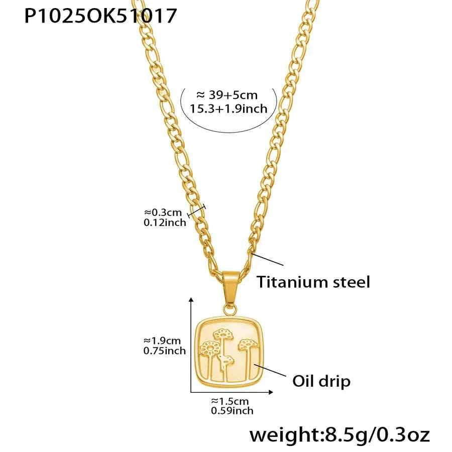 18K Gold Heart Lock Necklace with Zircon Charms