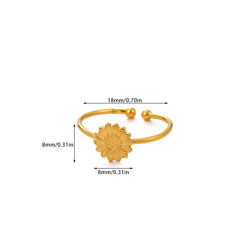 Retro Floral Pearl Open Ring G9138387