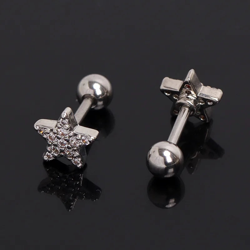 Star Diamond Ear Cuff – 18K Gold Stainless Steel