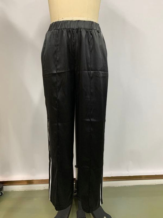 Elasticated Pleated Maxi Trousers